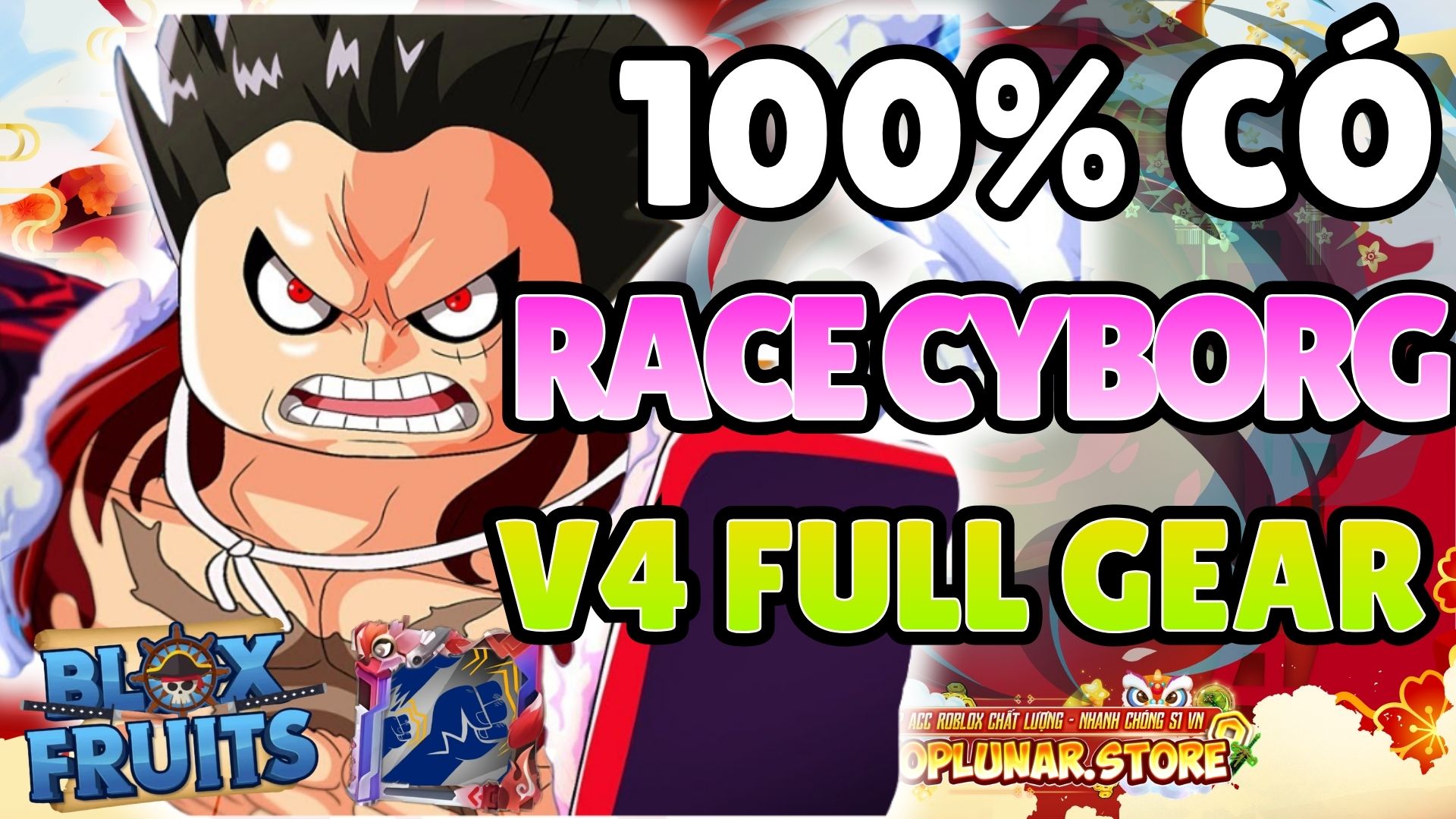 (LÔ MỚI TĂNG TỈ LỆ)ACC 100% CÓ TỘC CYBORG